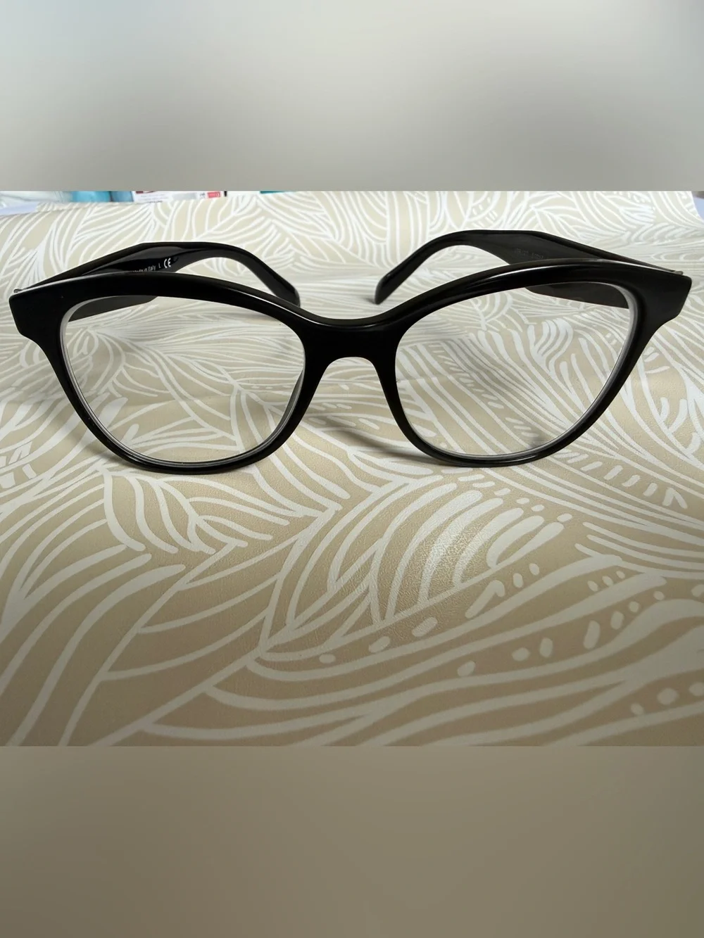 Prada Black Cat Eye Eyeglass Frames w/ Case